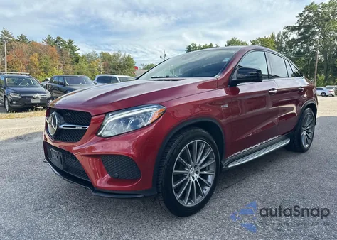 2019 Mercedes-Benz Gle Coupe 43 Amg z USA, uszkodzony, nr VIN 4JGED6EB9KA140547